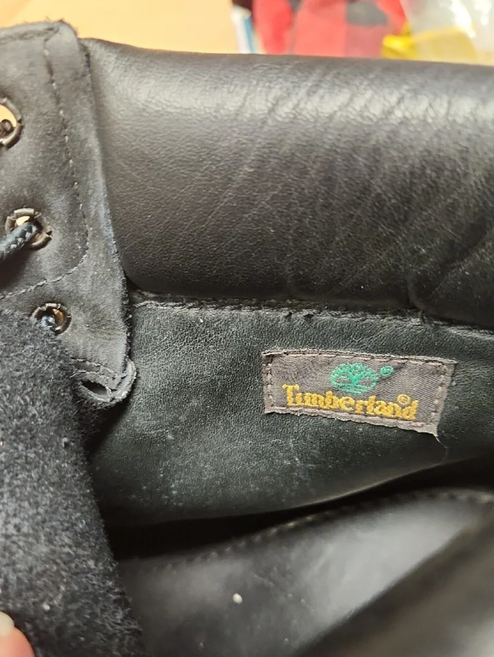 Timberland Mens 52099 Black Leather  Boots.